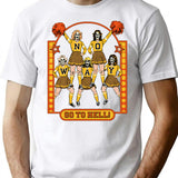 Go To Hell T-Shirt for Men & Women, T-Shirts Graphic Tee - White