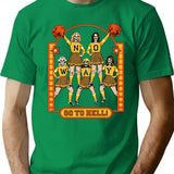 Go To Hell T-Shirt for Men & Women, T-Shirts Graphic Tee - Green