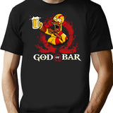 God of Bar Homer-Sim.Pson Parody KRA-TOS Funny God.of.War Shirt Premium Heavyweight Cotton T-Shirt - Black