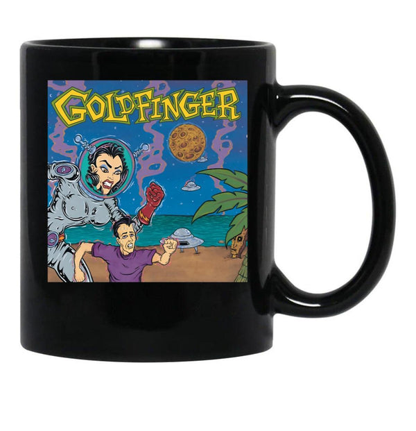 Goldfinger Band Classic Black Coffee Mug, Gift Coffee Mug - Black