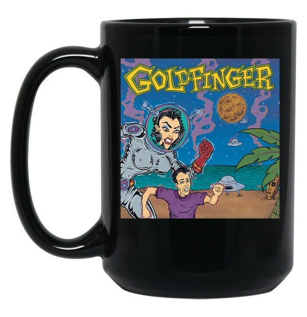 Goldfinger Band Classic Black Coffee Mug, Gift Coffee Mug - Black