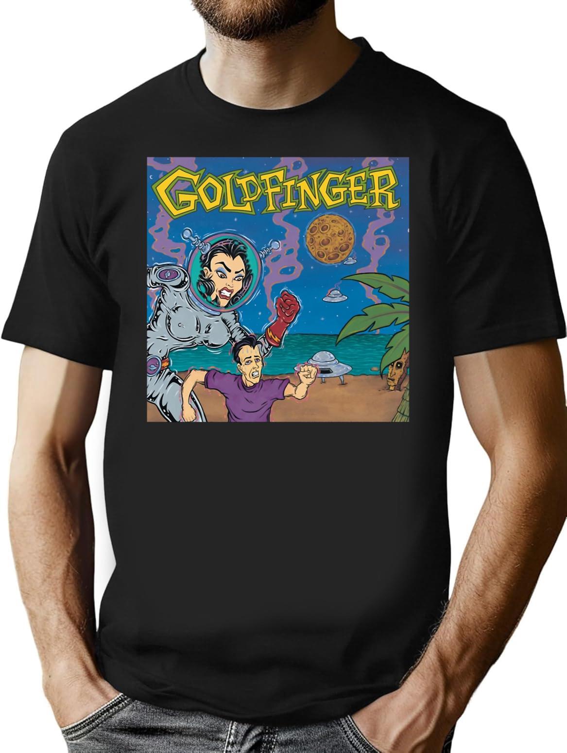 Goldfinger Band Classic Premium Heavyweight Cotton T-Shirt - Black