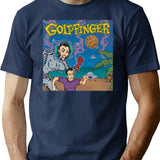 Goldfinger Band Classic Premium Heavyweight Cotton T-Shirt - Navy