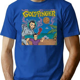 Goldfinger Band Classic Premium Heavyweight Cotton T-Shirt - Blue