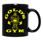 Gold's Gym Logo Black Coffee Mug, Gift Coffee Mug - Black