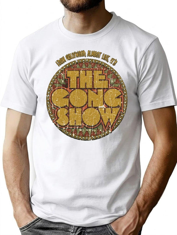 Gong Show Premium Heavyweight Cotton T-Shirt - White