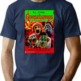 Goosebumps - The Art Of Christmas Fear. T-Shirt for Men & Women, T-Shirts Graphic Tee - Navy