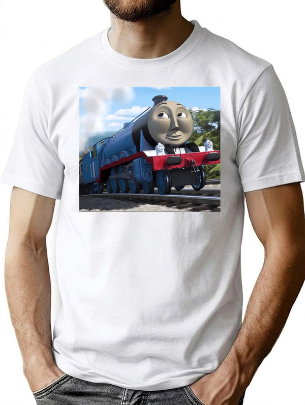 Gordon From Thomas The Tank Engine Premium Heavyweight Cotton T-Shirt - White