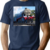 Gordon From Thomas The Tank Engine Premium Heavyweight Cotton T-Shirt - Navy