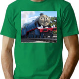 Gordon From Thomas The Tank Engine Premium Heavyweight Cotton T-Shirt - Green