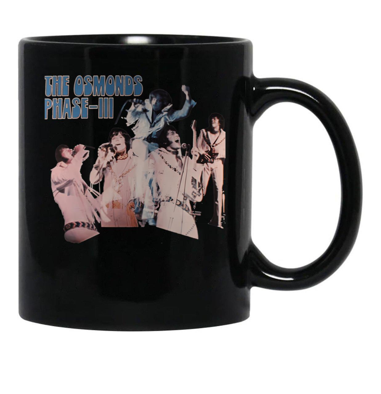 Grajg Osmonds Reareah Brother Reatrat Osmond Reyeray Band Treagrea Black Coffee Mug, Gift Coffee Mug - Black