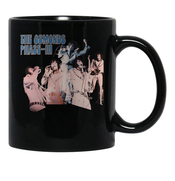 Grajg Osmonds Reareah Brother Reatrat Osmond Reyeray Band Treagrea Black Coffee Mug, Gift Coffee Mug - Black
