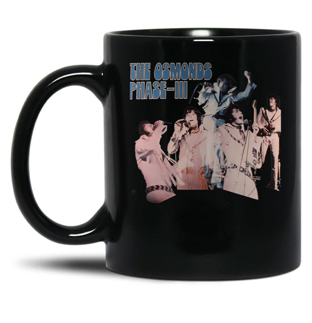 Grajg Osmonds Reareah Brother Reatrat Osmond Reyeray Band Treagrea Black Coffee Mug, Gift Coffee Mug