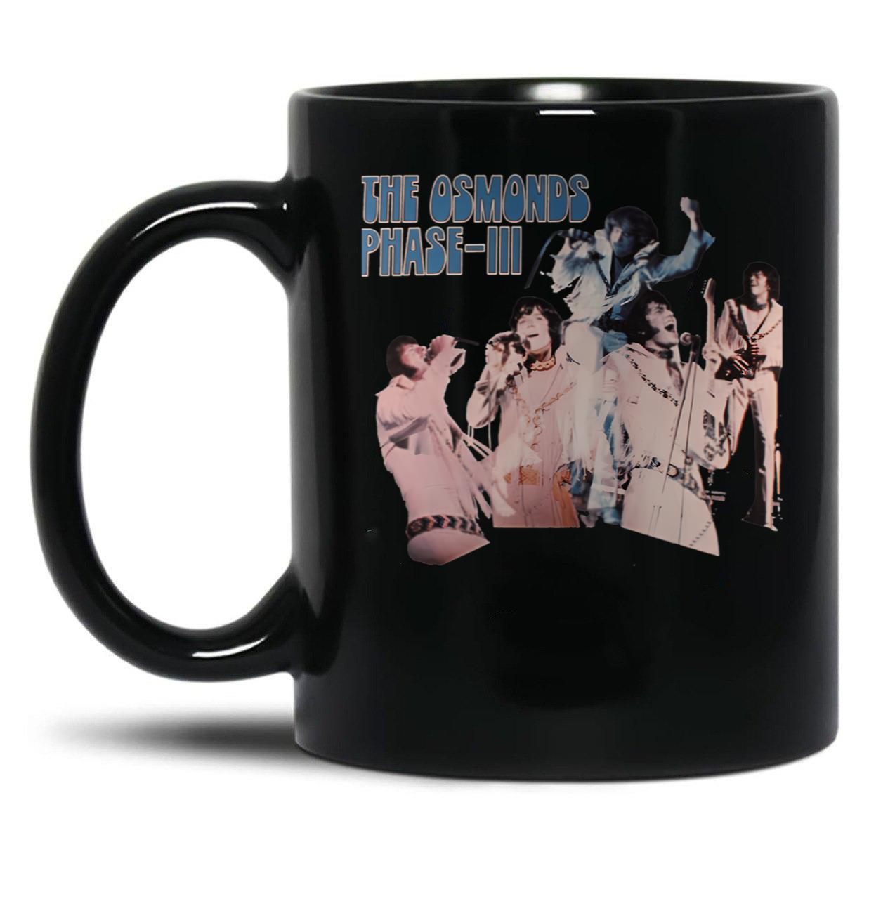 Grajg Osmonds Reareah Brother Reatrat Osmond Reyeray Band Treagrea Black Coffee Mug, Gift Coffee Mug