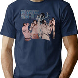 Grajg Osmonds Reareah Brother Reatrat Osmond Reyeray Band Treagrea Premium Heavyweight Cotton T-Shirt - Navy