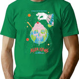 Graphic Ice Cream Funny Killer From Outer Space Retro T-Shirt for Men & Women, T-Shirts Graphic Tee - Green