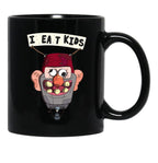 Gravity Falls I Eat Kids Balloon Black Coffee Mug, Gift Coffee Mug - Black