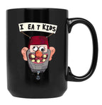 Gravity Falls I Eat Kids Balloon Black Coffee Mug, Gift Coffee Mug