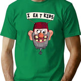 Gravity Falls I Eat Kids Balloon Premium Heavyweight Cotton T-Shirt - Green