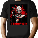 Great Model Terrifier Movie Horror Art The Clown Awesome For Movie Fan T-Shirt for Men & Women, T-Shirts Graphic Tee - Black
