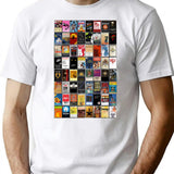 Greatest Musicals Of All Time - Vintage Cassette Album Cover Art T-Shirt for Men & Women, T-Shirts Graphic Tee - White