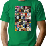 Greatest Musicals Of All Time - Vintage Cassette Album Cover Art T-Shirt for Men & Women, T-Shirts Graphic Tee - Green
