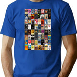 Greatest Musicals Of All Time - Vintage Cassette Album Cover Art T-Shirt for Men & Women, T-Shirts Graphic Tee - Blue