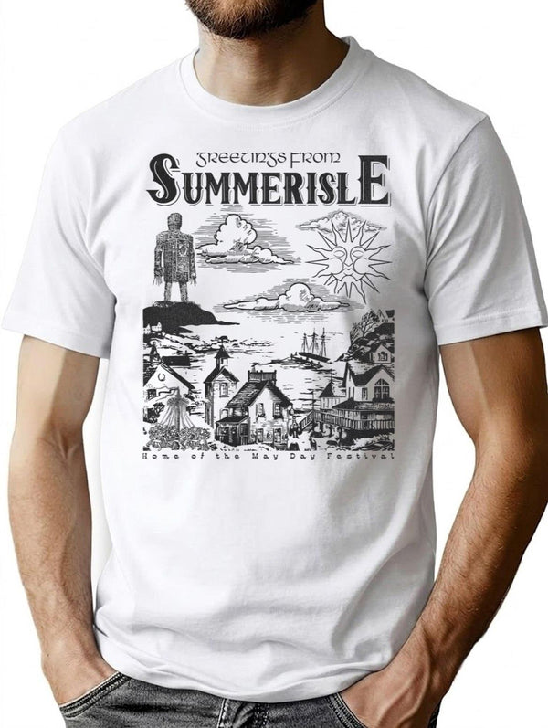 Greetings From Summerisle T-Shirt for Men & Women, T-Shirts Graphic Tee - White