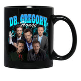 Gregory House Vintage Black Coffee Mug, Gift Coffee Mug - Black