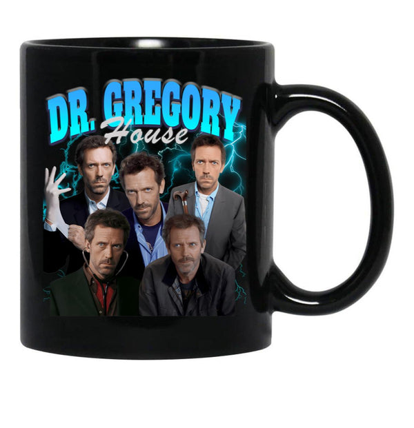 Gregory House Vintage Black Coffee Mug, Gift Coffee Mug - Black