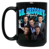 Gregory House Vintage Black Coffee Mug, Gift Coffee Mug