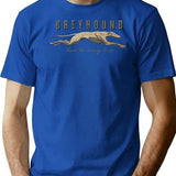 Greyhound Bus Lines Vintage Glory T-Shirt for Men & Women, T-Shirts Graphic Tee - Blue