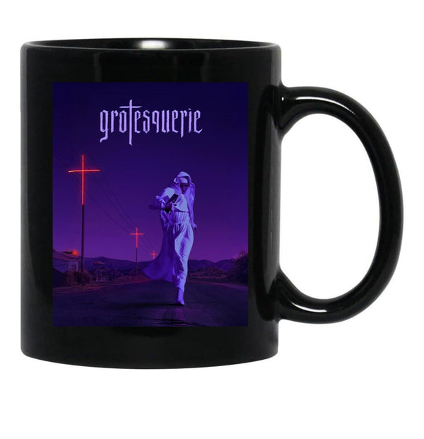 Grotesquerie Black Coffee Mug, Gift Coffee Mug - Black
