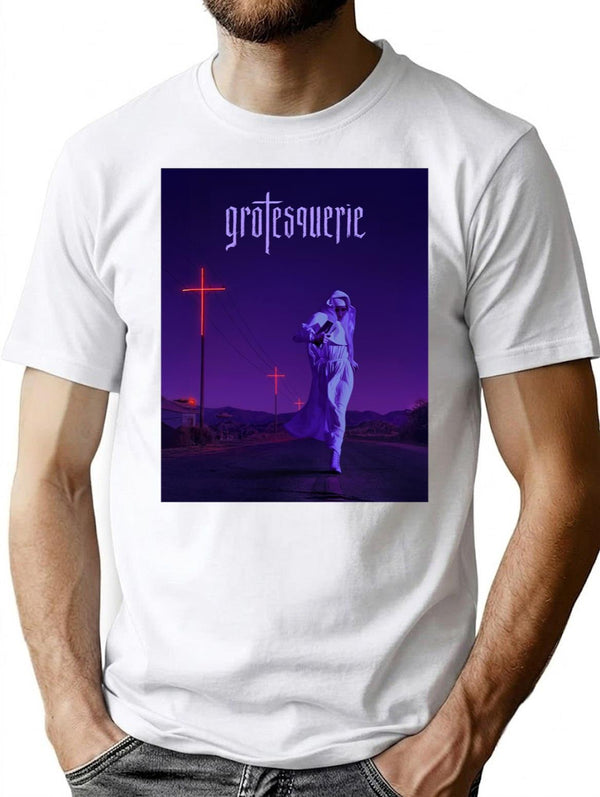 Grotesquerie Premium Heavyweight Cotton T-Shirt - White
