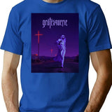 Grotesquerie Premium Heavyweight Cotton T-Shirt - Blue