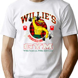 Groundskeeper Willie'S Gym Premium Heavyweight Cotton T-Shirt - White