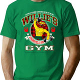 Groundskeeper Willie'S Gym Premium Heavyweight Cotton T-Shirt - Green