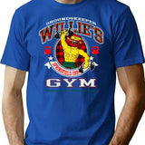 Groundskeeper Willie'S Gym Premium Heavyweight Cotton T-Shirt - Blue