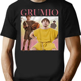 Grumio Plebs T-Shirt for Men & Women, T-Shirts Graphic Tee - Black