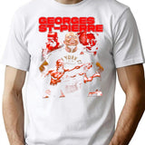 Gsp Georges St-Pierre Vintage T-Shirt for Men & Women, T-Shirts Graphic Tee - White
