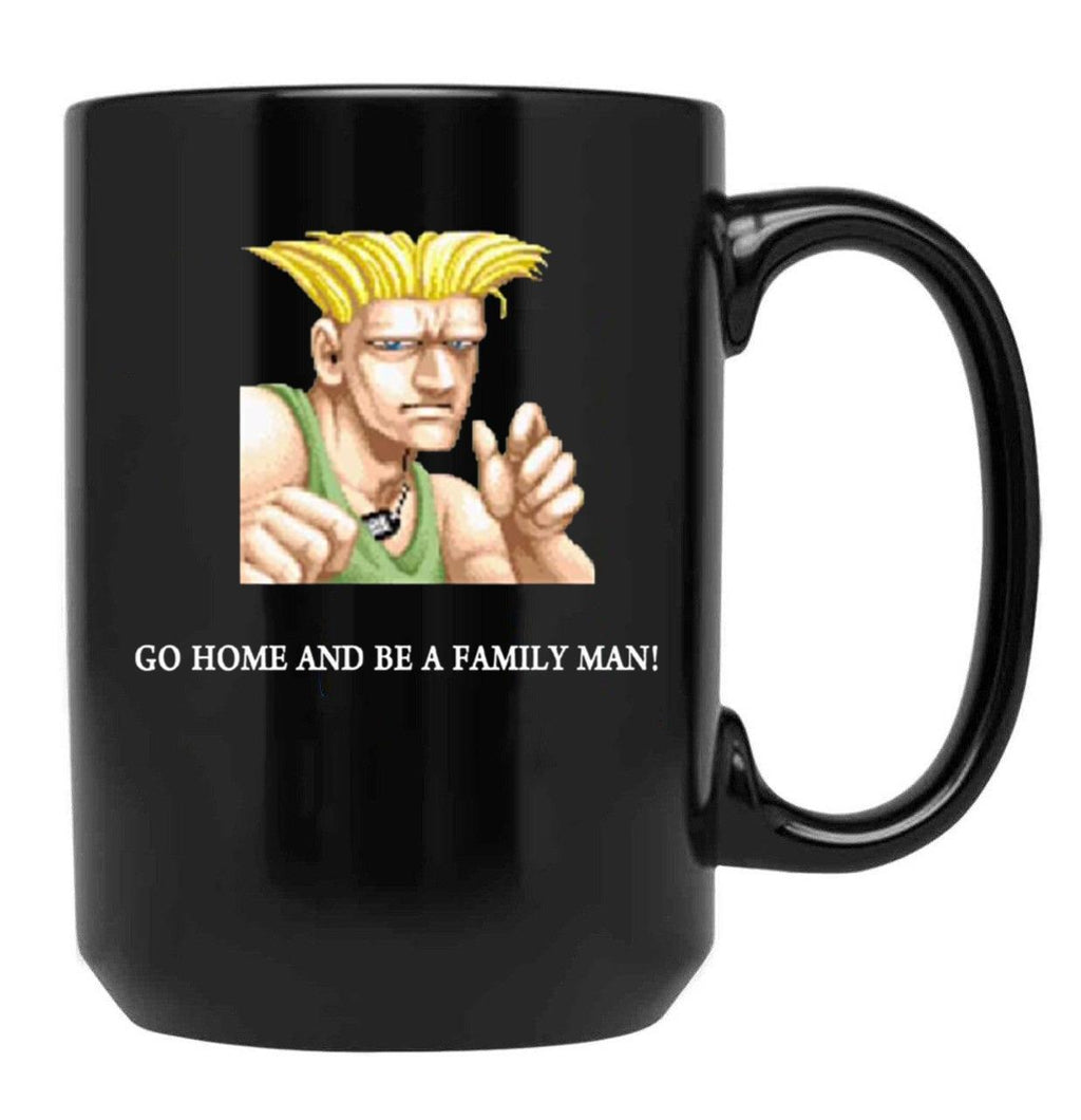 Guile Go Home and Be A Family Man Black Coffee Mug, Gift Coffee Mug