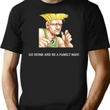 Guile Go Home and Be A Family Man Premium Heavyweight Cotton T-Shirt - Black