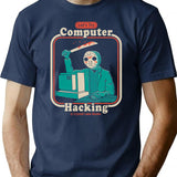 Hacking For Beginners T-Shirt for Men & Women, T-Shirts Graphic Tee - Navy