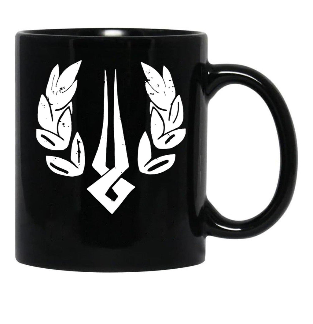 Hades Game Distressed Logo Zagreus Logo Black Coffee Mug, Gift Coffee Mug - Black