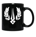 Hades Game Distressed Logo Zagreus Logo Black Coffee Mug, Gift Coffee Mug - Black