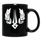 Hades Game Distressed Logo Zagreus Logo Black Coffee Mug, Gift Coffee Mug - Black