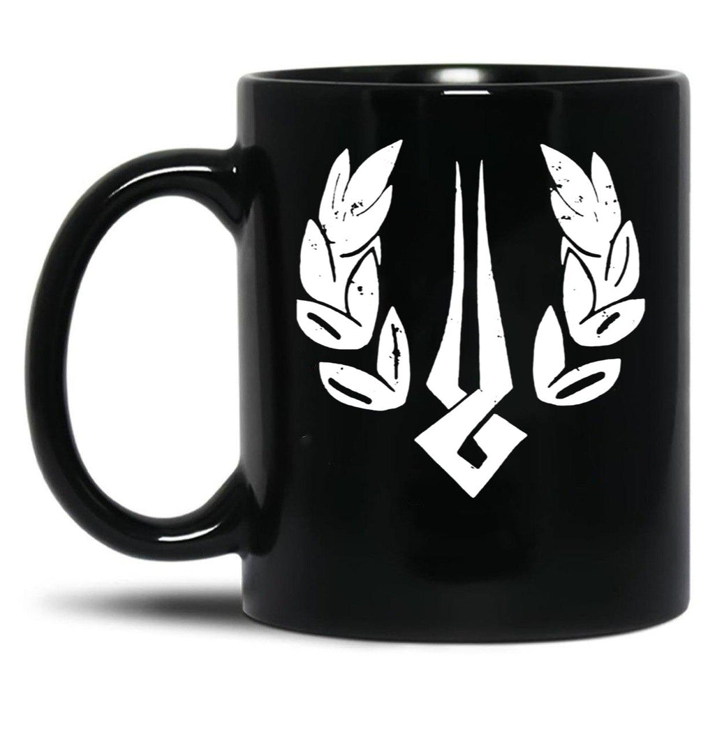 Hades Game Distressed Logo Zagreus Logo Black Coffee Mug, Gift Coffee Mug