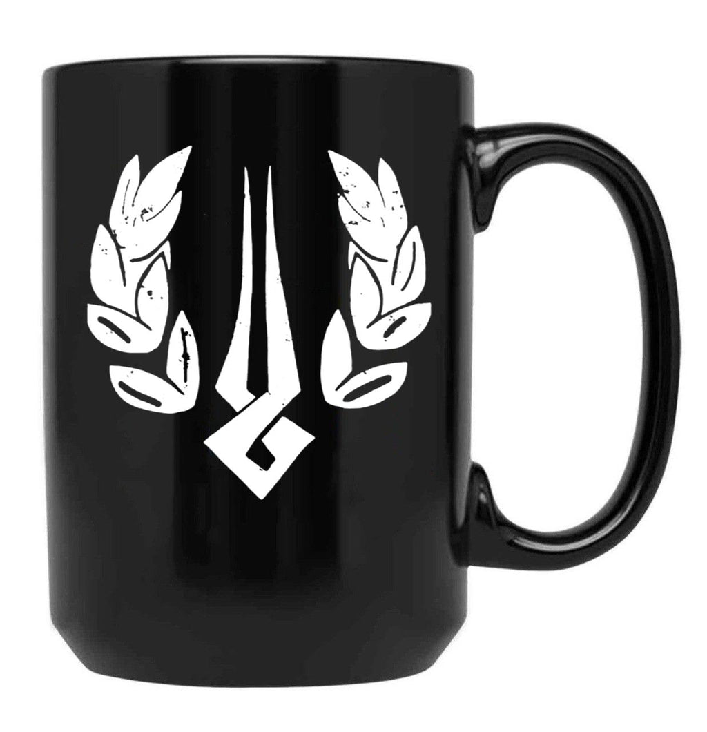 Hades Game Distressed Logo Zagreus Logo Black Coffee Mug, Gift Coffee Mug