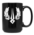 Hades Game Distressed Logo Zagreus Logo Black Coffee Mug, Gift Coffee Mug