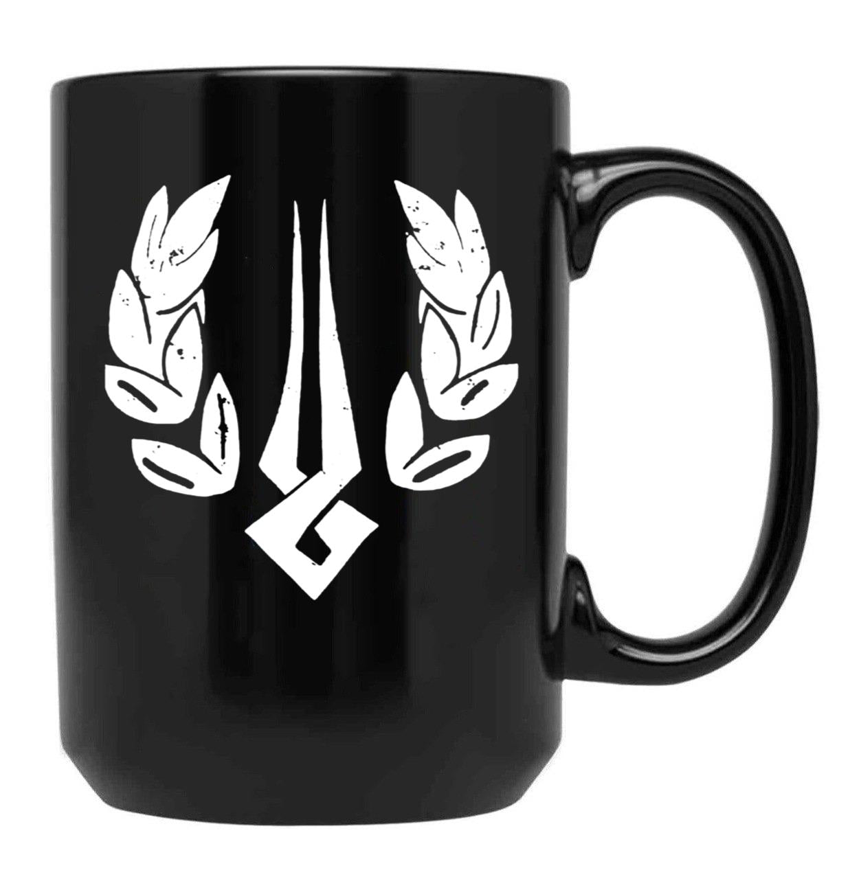 Hades Game Distressed Logo Zagreus Logo Black Coffee Mug, Gift Coffee Mug